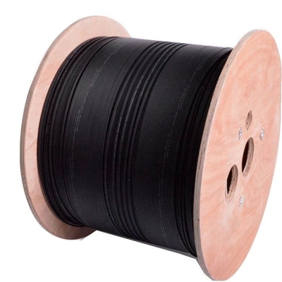 Telecommunication ISO9001 Dual Core Cable Aramid Yarn With LSZH Jacket FTTH