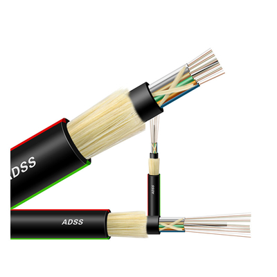 Outdoor Aerial ADSS Fiber Optic Cable Single Mode 24 48 96 Core