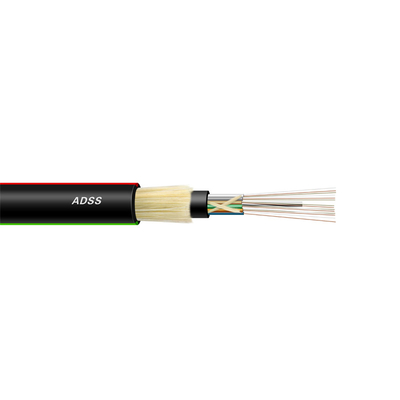 Outdoor Aerial ADSS Fiber Optic Cable Single Mode 24 48 96 Core
