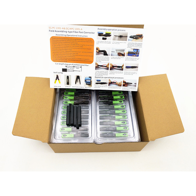 FTTH Single Mode UPC APC Fiber Optic Quick Connector SC APC Fiber Fast Connector