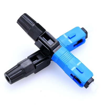 FTTH Single Mode UPC APC Fiber Optic Quick Connector SC APC Fiber Fast Connector