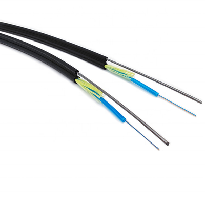 Outdoor Aerial Ftth 24 12 Core Optical Cable Fiber Self Supporting