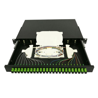 FTTH 12-24 Core SC/FC/ST/LC Rack Mount Splicing Fiber Optic Patch Panel